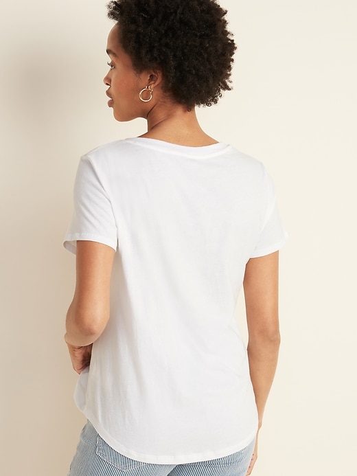 Image number 2 showing, EveryWear V-Neck T-Shirt for Women