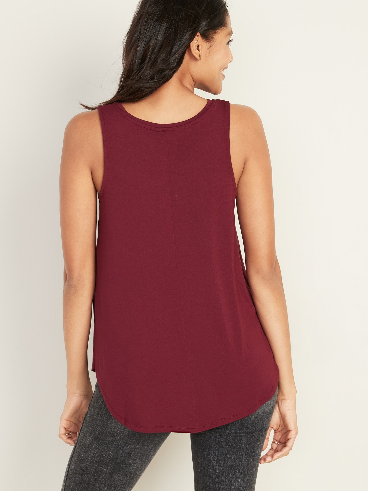 old navy extra long tank tops