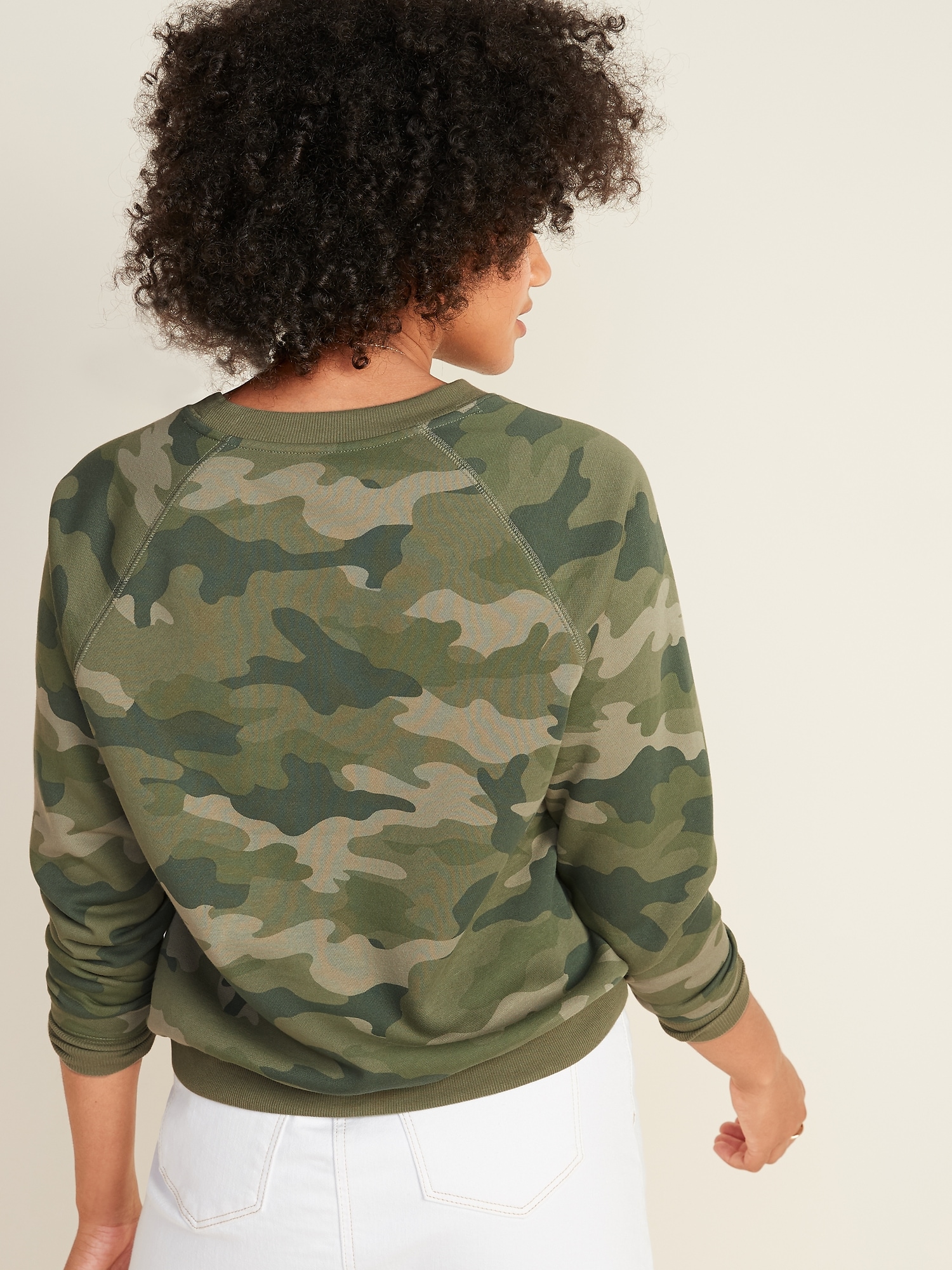 old navy camo sweater