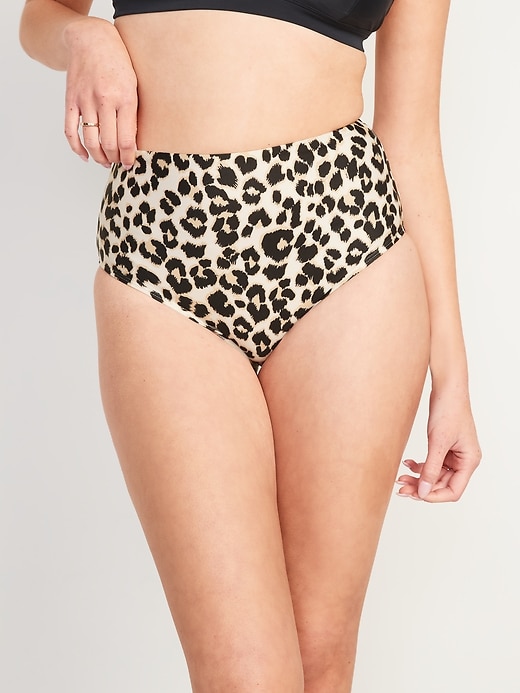 Image number 1 showing, High-Waisted Swim Bottoms for Women