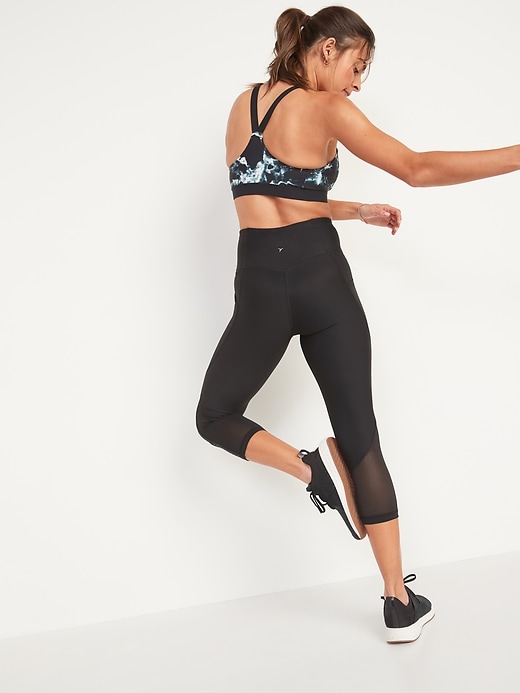 Image number 2 showing, High-Waisted PowerSoft Run Crop Leggings