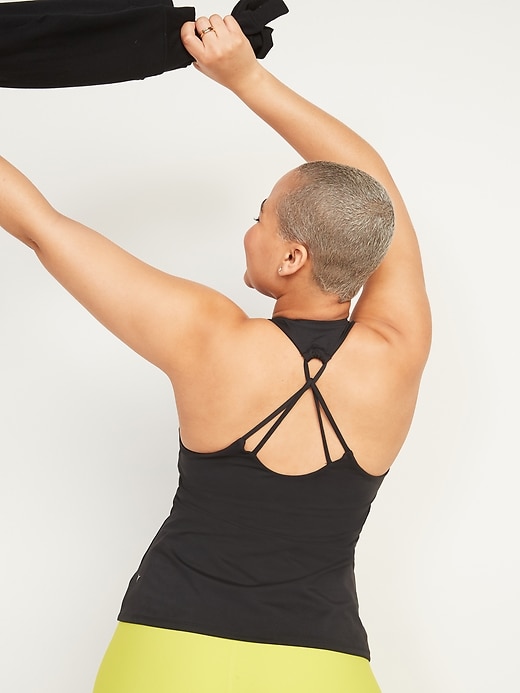 Image number 6 showing, PowerSoft Strappy Shelf Bra Tank Top