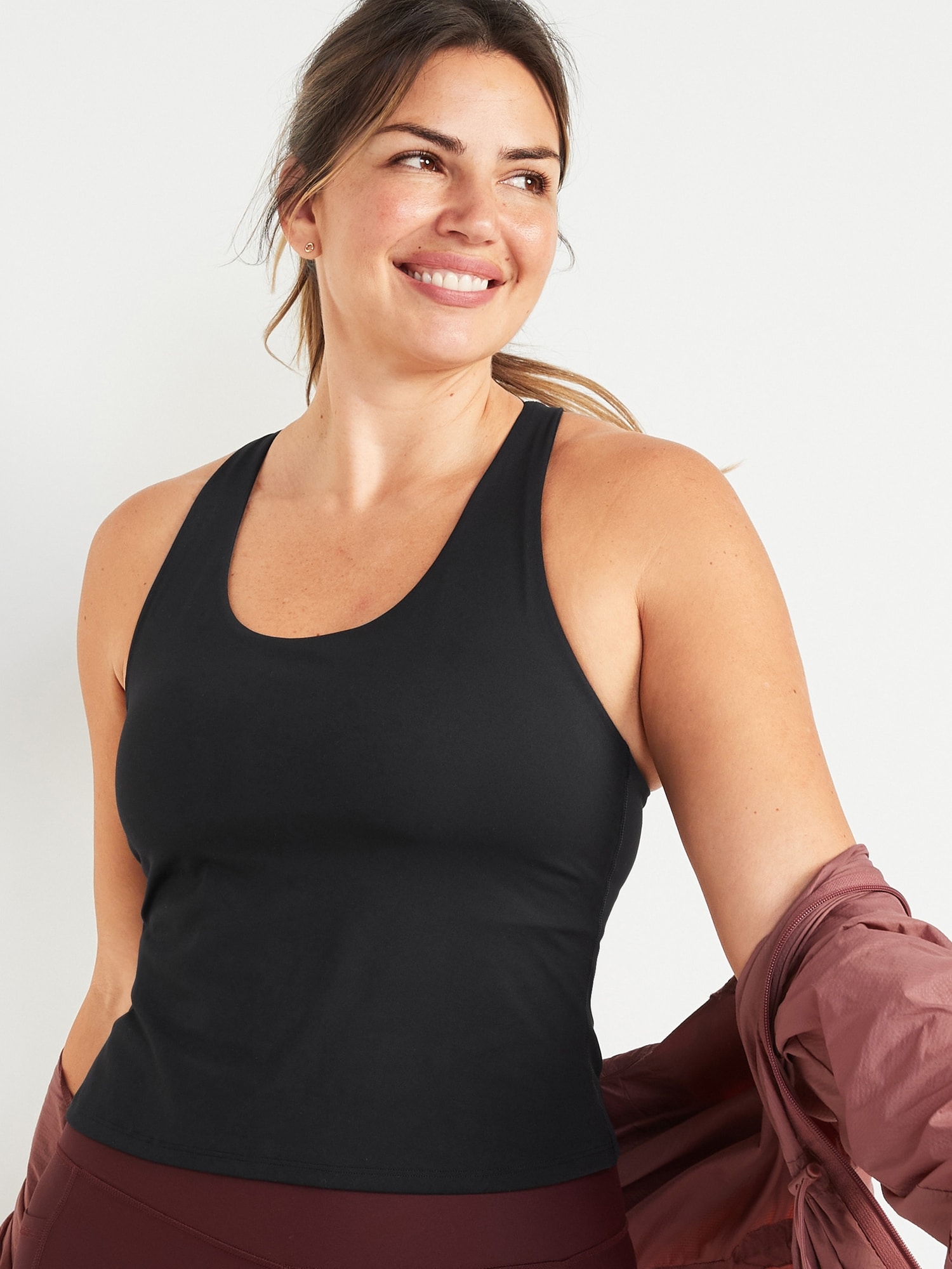 Womens Cropped Workout Tee. Running Bare Activewear Top