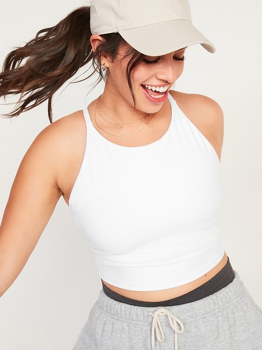 Image number 5 showing, Light Support PowerSoft Longline Sports Bra for Women