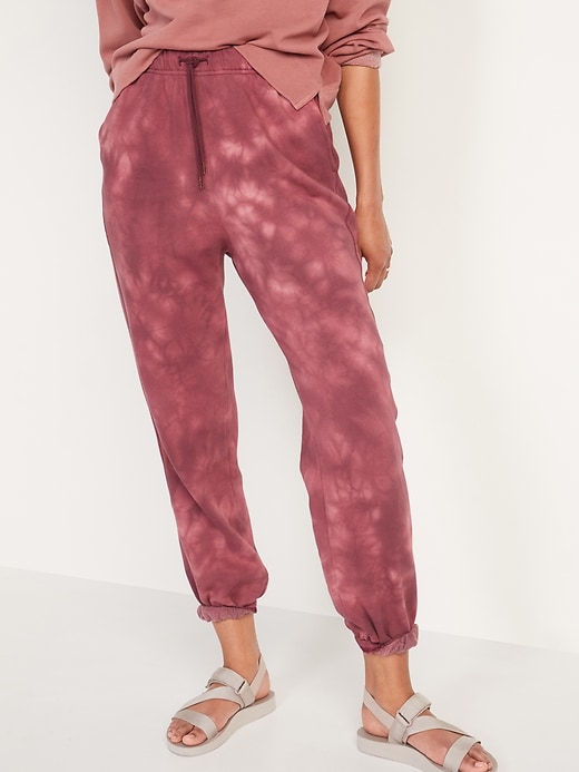 Image number 1 showing, Extra High-Waisted Fleece Sweatpants