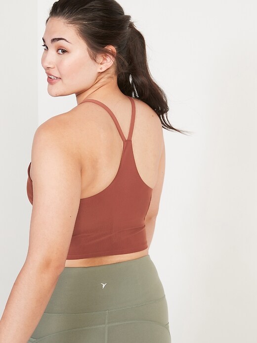 Image number 6 showing, Light Support PowerSoft Longline Sports Bra for Women
