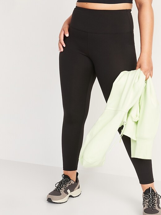 Image number 5 showing, High-Waisted PowerPress 7/8-Length Compression Leggings For Women