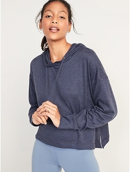 old navy sweater knit hoodie