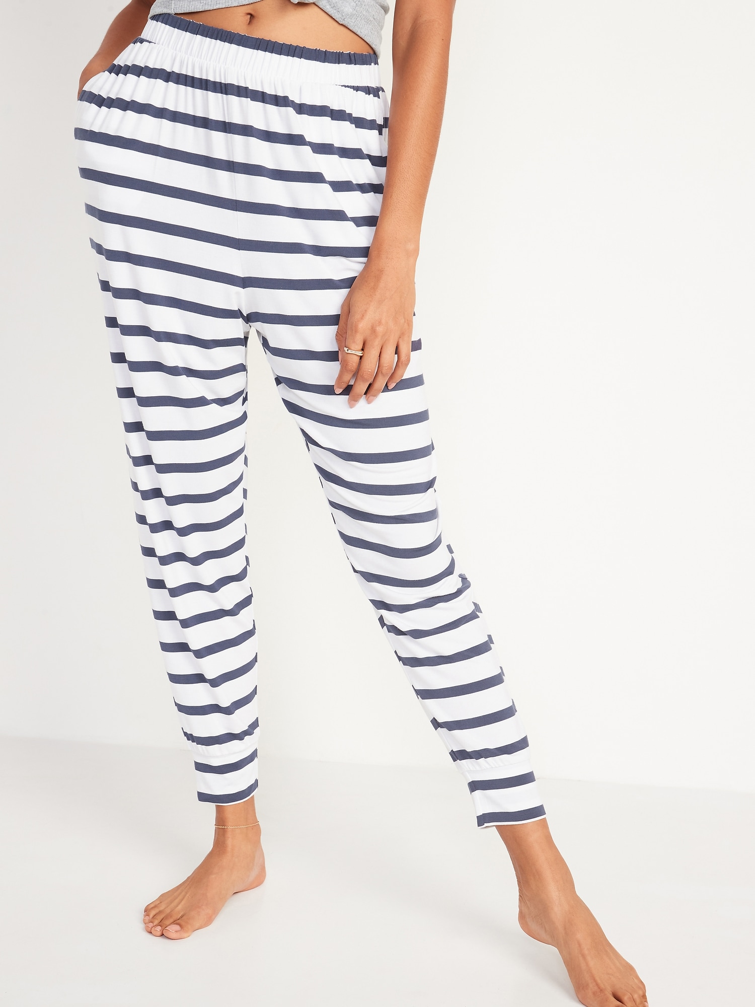 High-Waisted Sunday Sleep Ultra-Soft Jogger Pajama Pants for Women