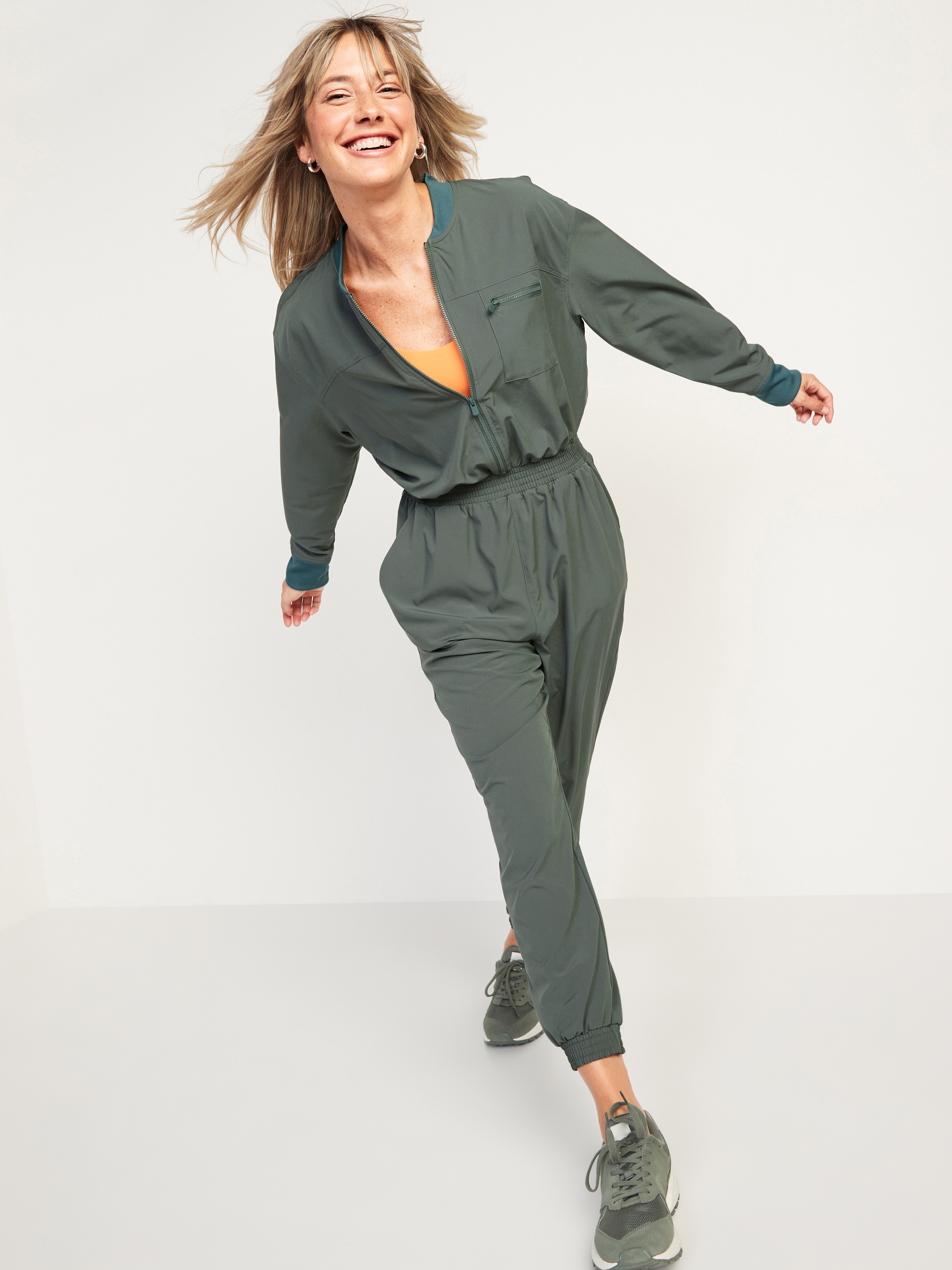 old navy stretch tech jumpsuit