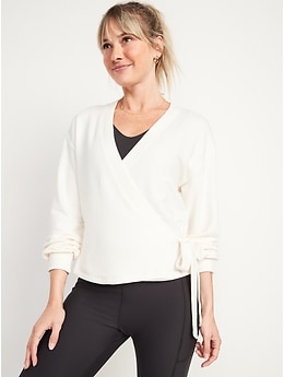 old navy faux wrap top