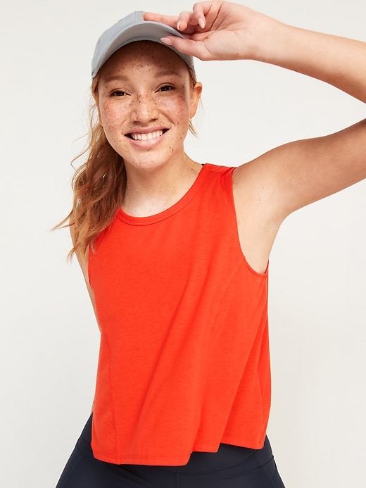 Image number 2 showing, UltraLite Cross-Back Sleeveless Top