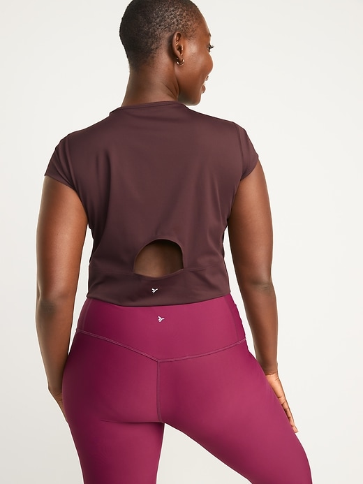 Image number 6 showing, PowerSoft Cropped Short-Sleeve Top