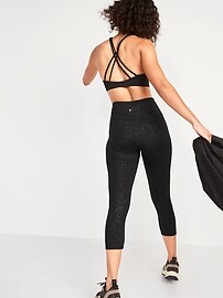 High-Waisted PowerPress Crop Leggings 