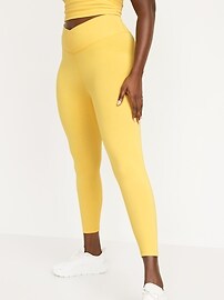 old navy yellow leggings