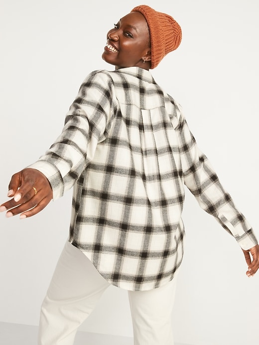 Image number 6 showing, Long-Sleeve Plaid Flannel Shirt