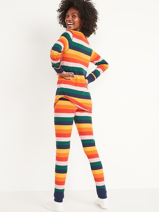 Image number 2 showing, Matching Printed Thermal-Knit Pajama Leggings