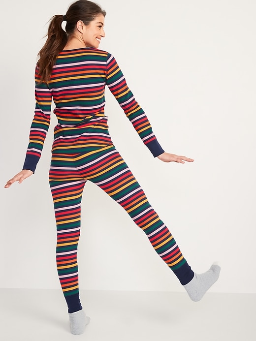 Image number 2 showing, Matching Printed Thermal-Knit Pajama Leggings