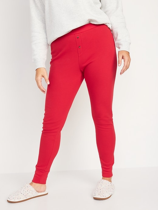 Image number 5 showing, Matching Printed Thermal-Knit Pajama Leggings