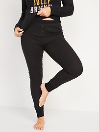 old navy thermal knit pajama leggings