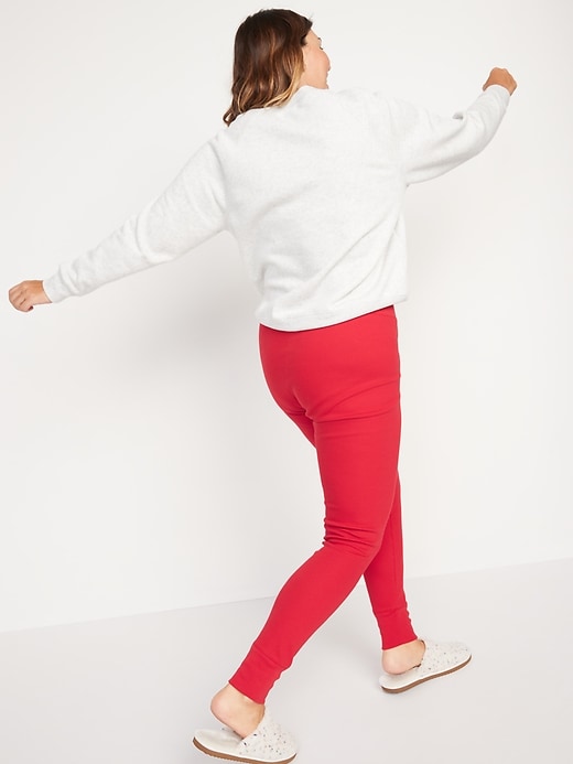 Image number 6 showing, Matching Printed Thermal-Knit Pajama Leggings