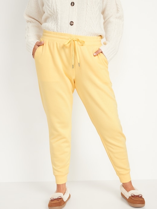 Women's Old Navy Mid-Rise Street Joggers Pants, Yellow, Small, NEW