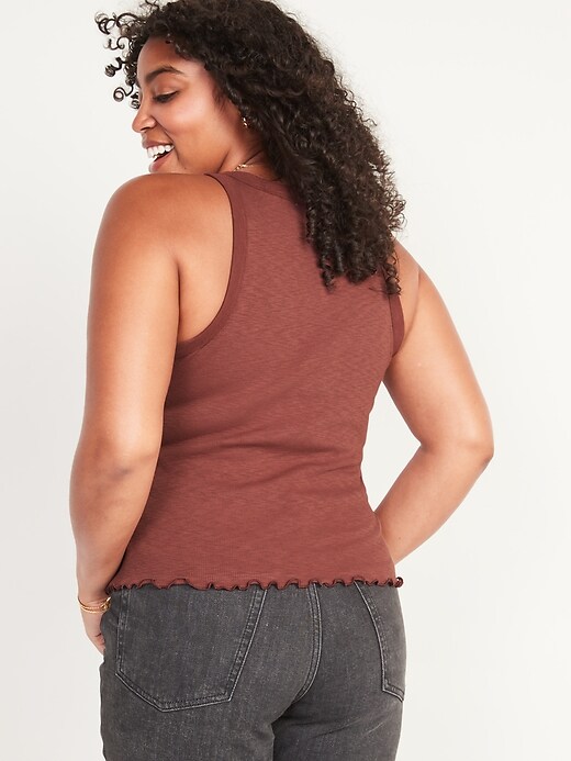 Image number 6 showing, Fitted Rib-Knit Tank for Women