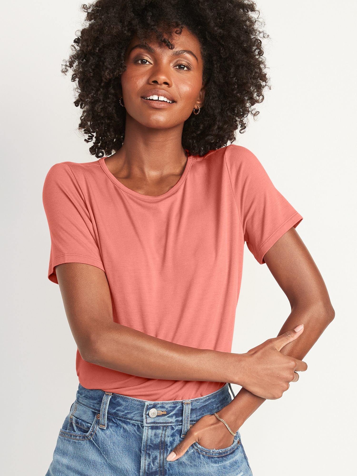 old navy womens luxe tee