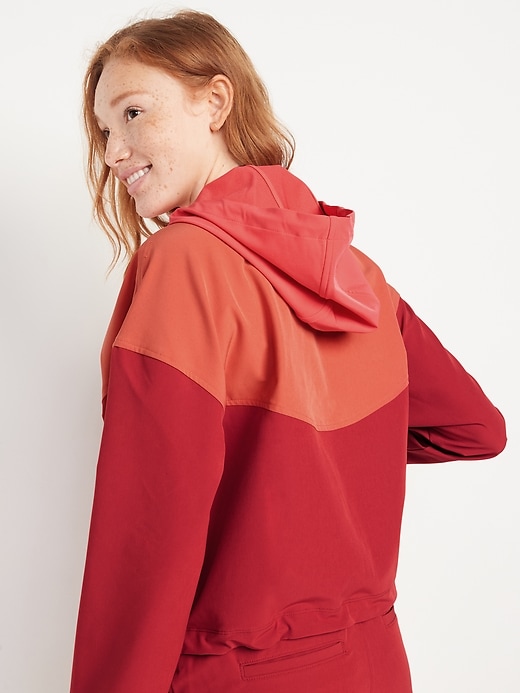 Image number 8 showing, StretchTech Color-Block Half-Zip Jacket for Women