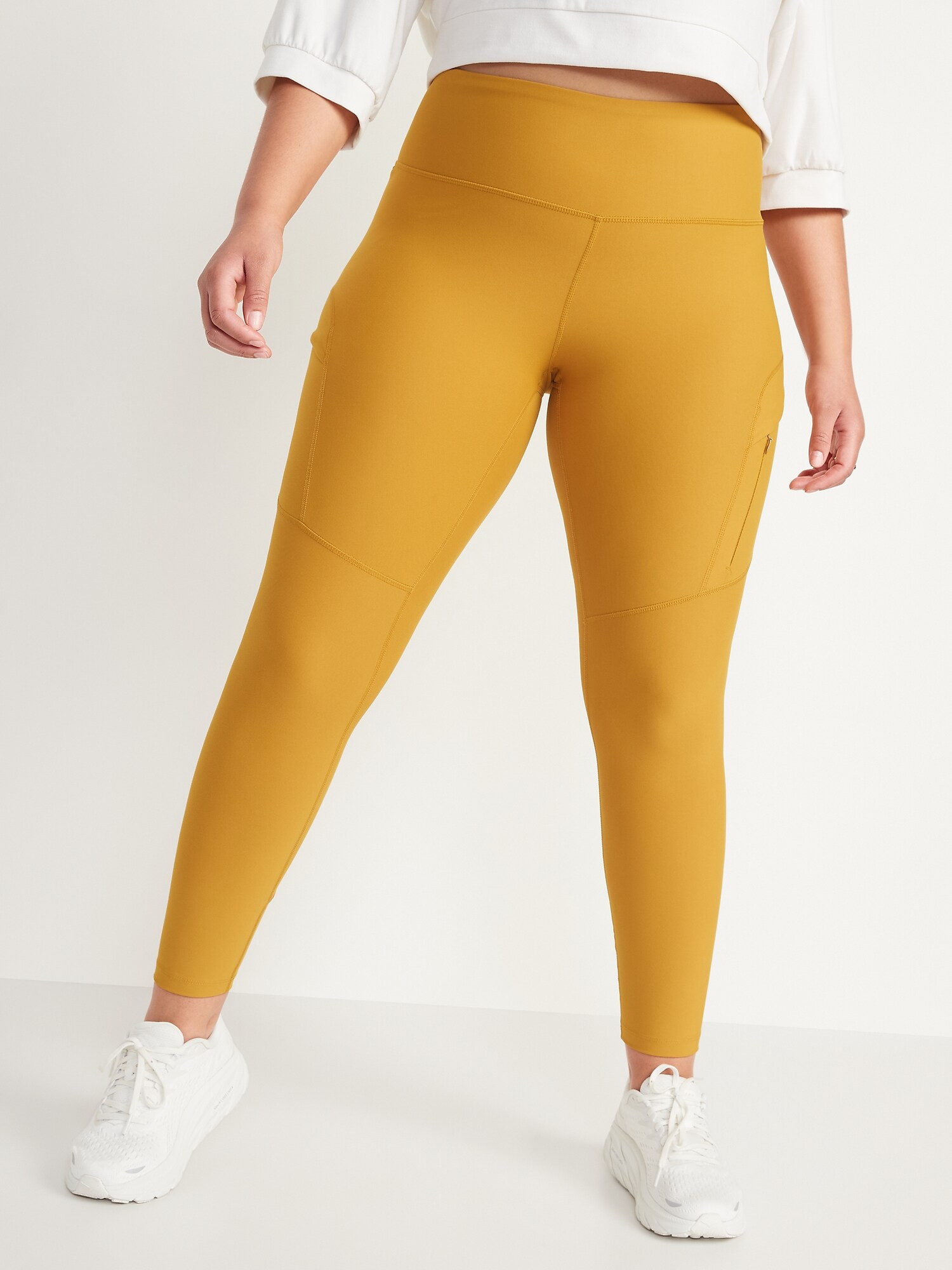 High-Waisted PowerSoft 7/8-Length Cargo 