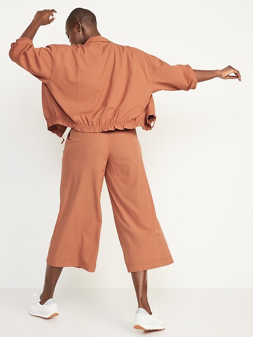 Image number 6 showing, Extra High-Waisted StretchTech Cropped Wide-Leg Pants