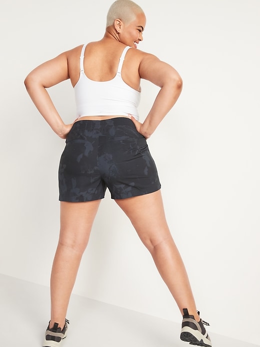 Image number 6 showing, High-Waisted StretchTech Shorts -- 3.5-inch inseam