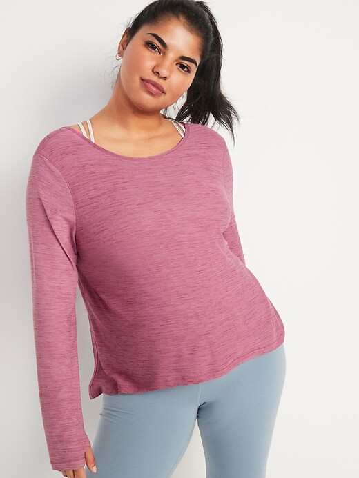 NOTHING EVERYTHING : 24SS / REVERSIBLE LONG SLEEVE TOP