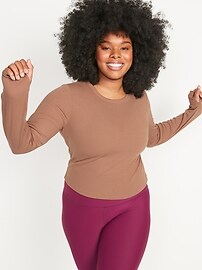 UltraLite Ribbed Cropped Top