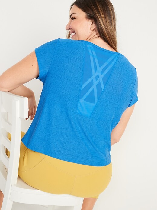 Image number 6 showing, Breathe ON Mesh-Back T-Shirt for Women