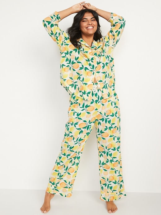 Image number 5 showing, Matching Printed Pajama Set