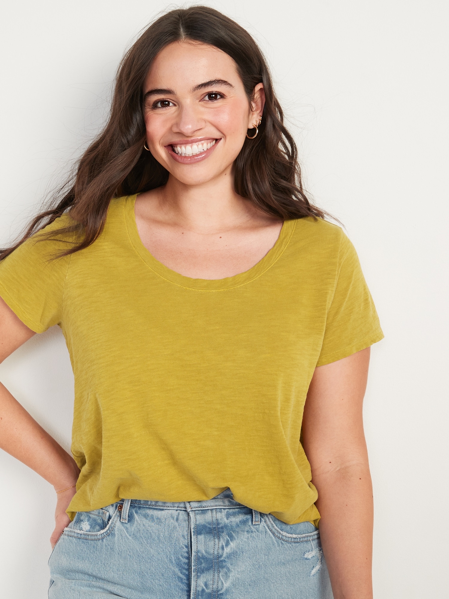 ShortSleeve EveryWear SlubKnit TShirt Old Navy