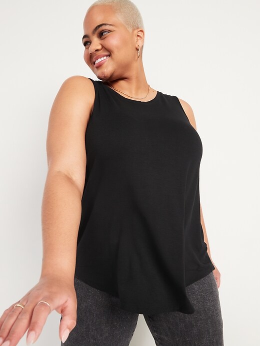 Image number 5 showing, Luxe High-Neck Swing Tank Top for Women