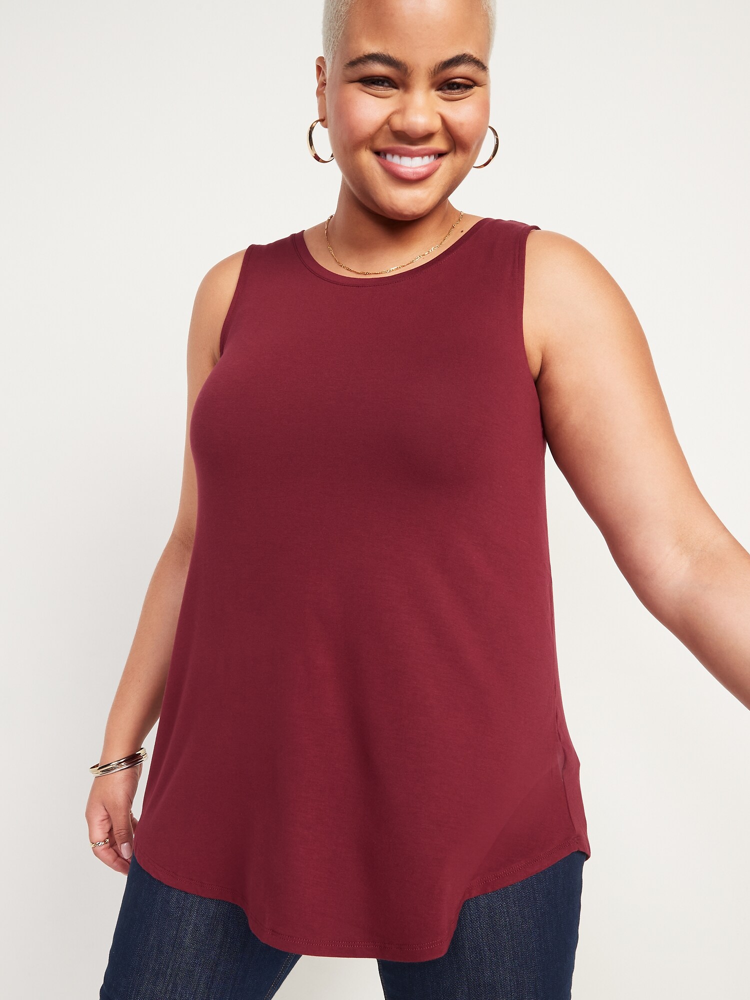 old navy luxe swing tank