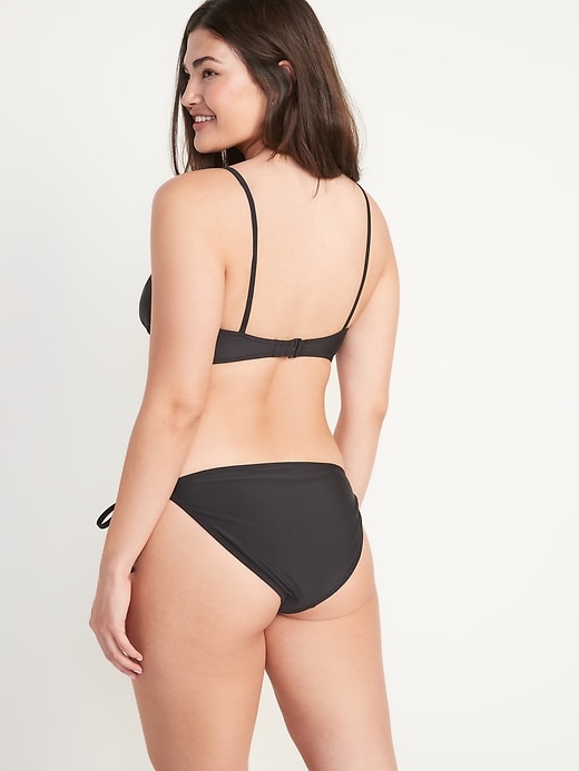 Image number 6 showing, Low-Rise String Bikini Swim Bottoms