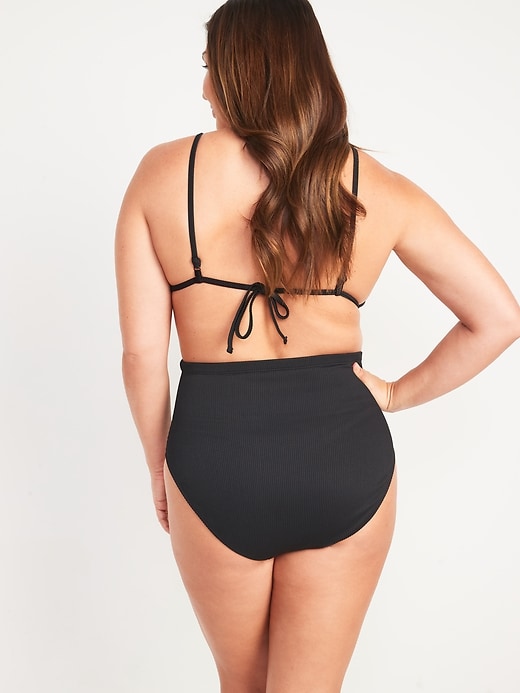 Image number 6 showing, Extra High-Waisted French-Cut Bikini Swim Bottoms