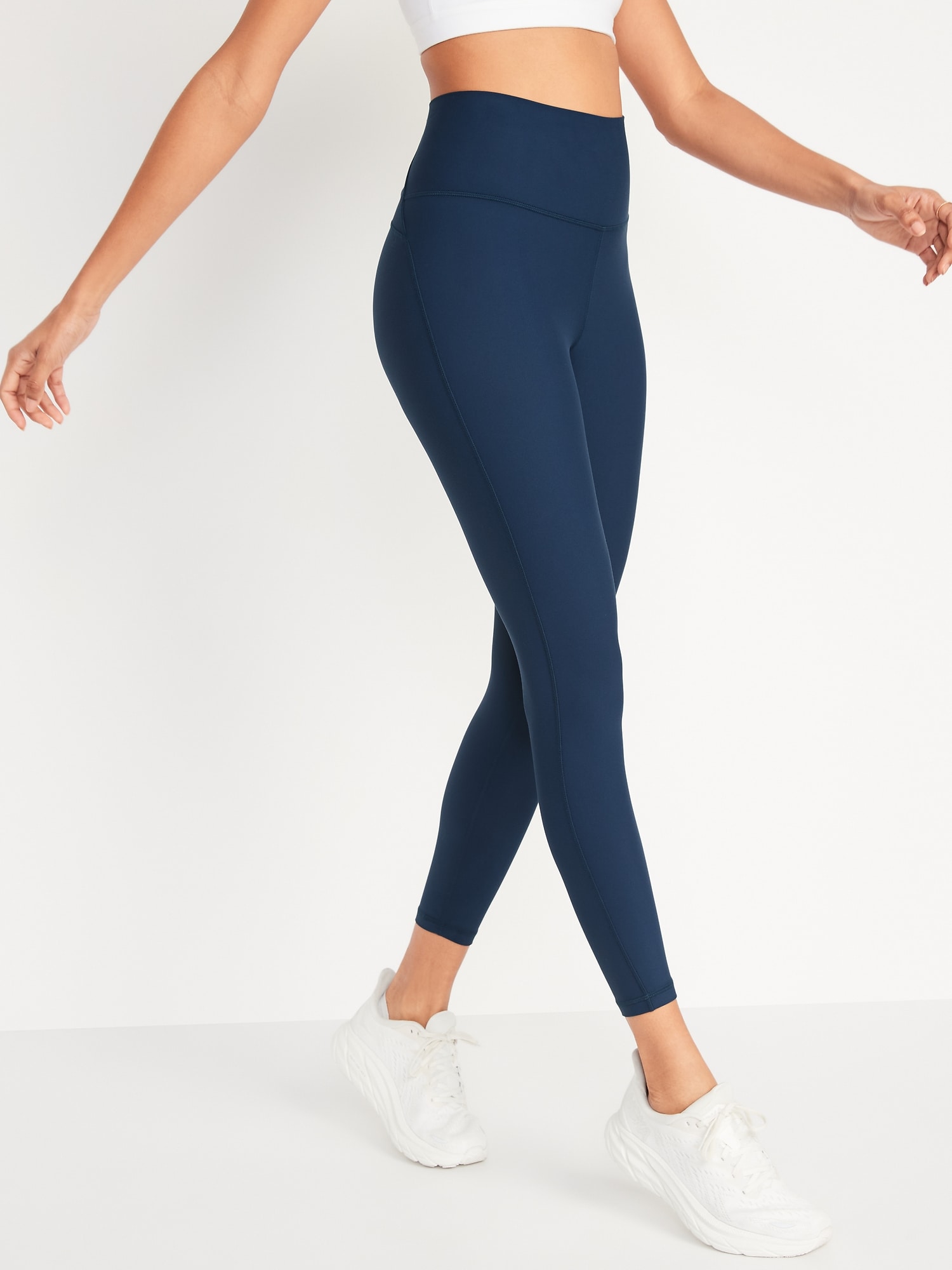Mid-Rise Legging, Navy Blue, Ultra Cool Form Light – Shakti Activewear