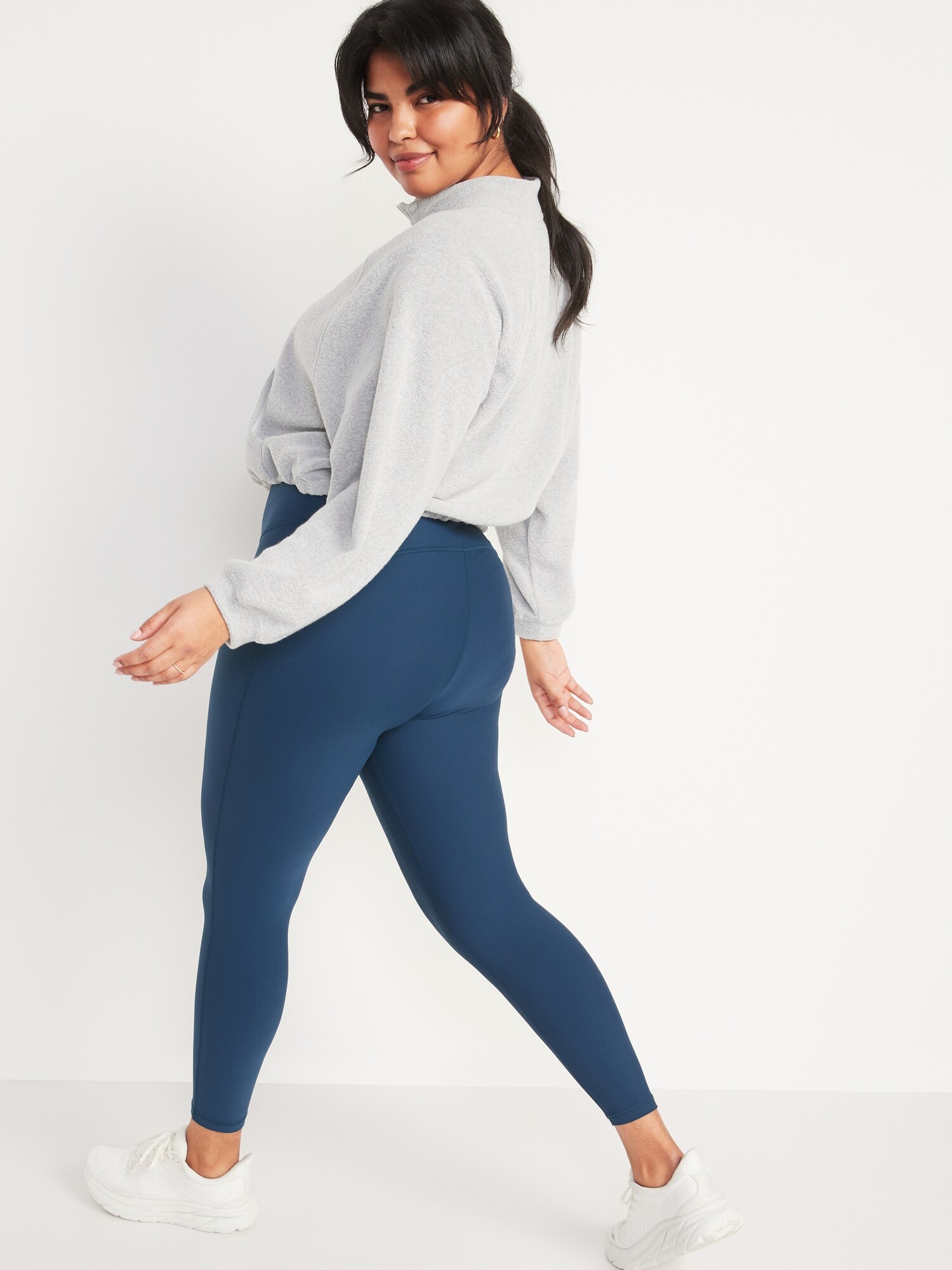NEW OLD NAVY LEGGING TRY ON REVIEW / EXTRA HIGH WAISTED POWERLITE