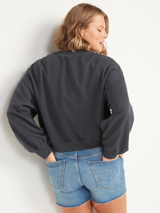 Image number 6 showing, Oversized Long-Sleeve Sweatshirt