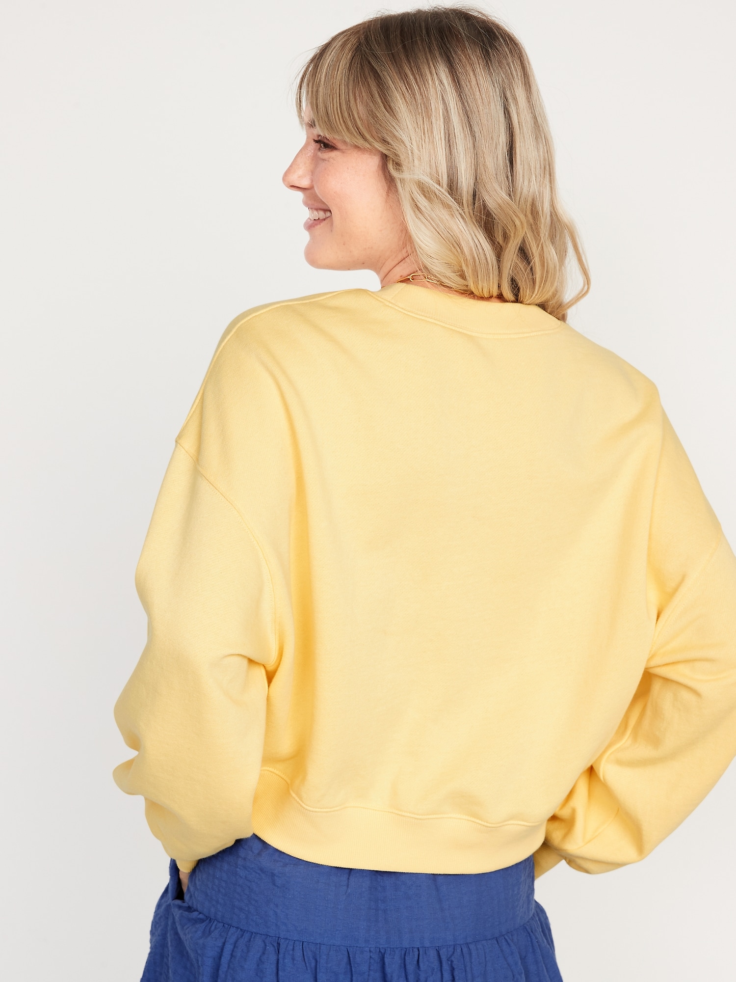 Oversized Long-Sleeve Sweatshirt for Women | Old Navy