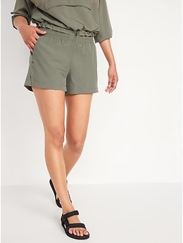 old navy high waisted active shorts