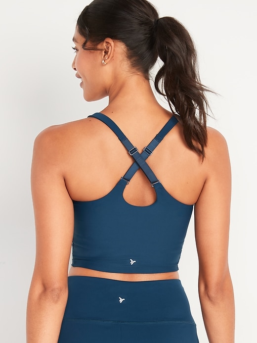 Image number 1 showing, Light Support PowerSoft Adjustable Longline Sports Bra for Women