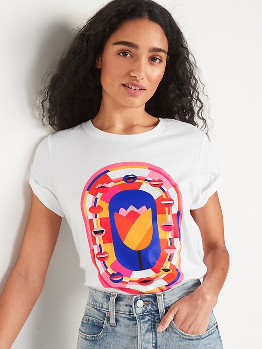 Image number 1 showing, Project WE Women's History Month 2022 Graphic T-Shirt for Women