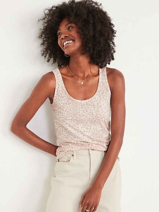 First-Layer Leopard-Print Tank Top | Old Navy