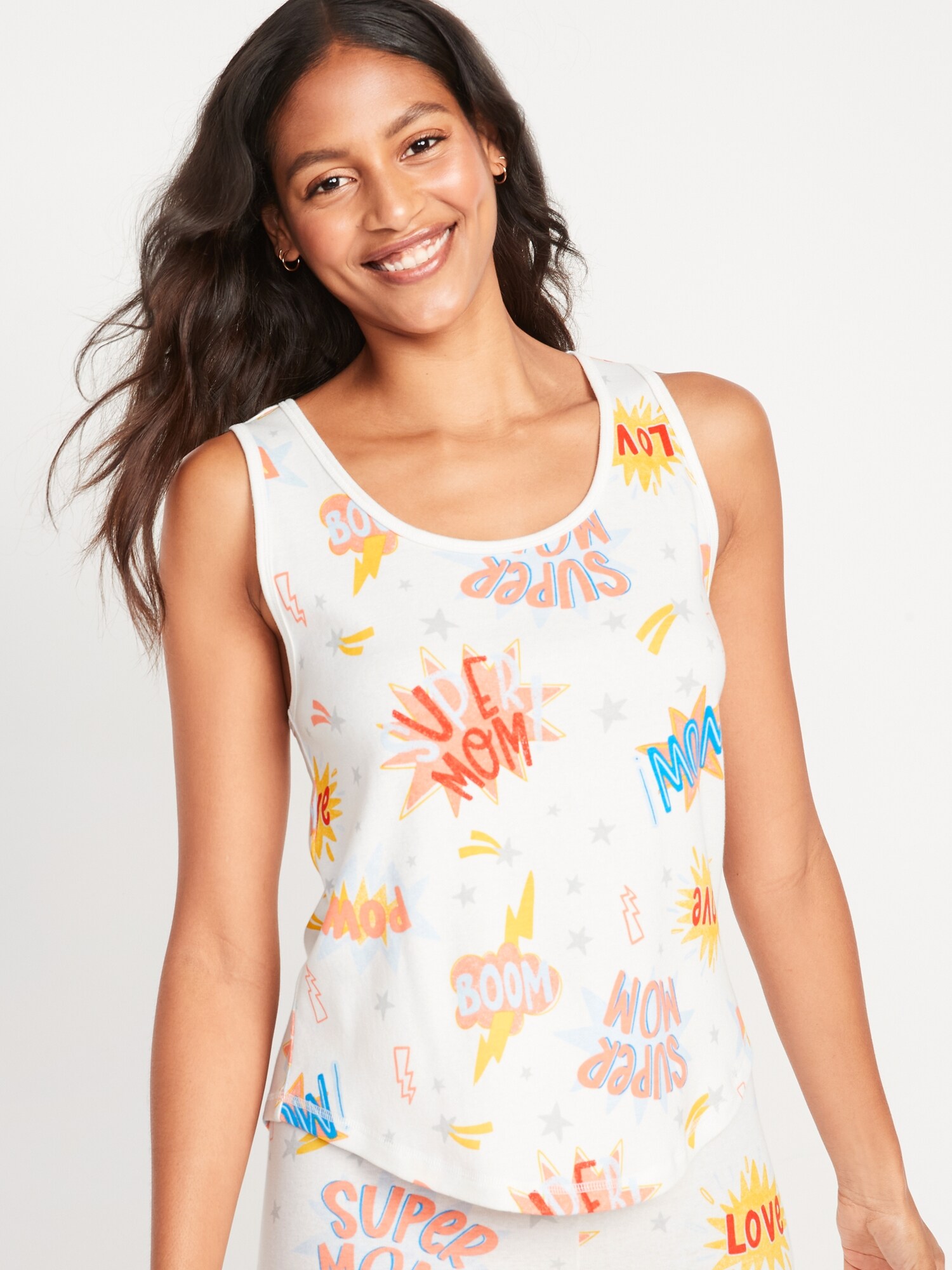Matching Print Pajama Tank Top for Women Old Navy